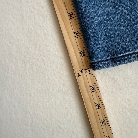 7 For All Mankind Jeans Women's Size 28 Blue Josefina Boyfriend Cut Button Fly - Picture 12 of 13